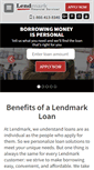Mobile Screenshot of lendmarkfinancial.com